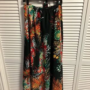 Stunning Vintage Adelaar full A Line Skirt & Sash Resort Hostess Skirt Couture